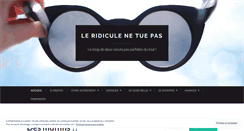 Desktop Screenshot of leridiculenetuepas.com